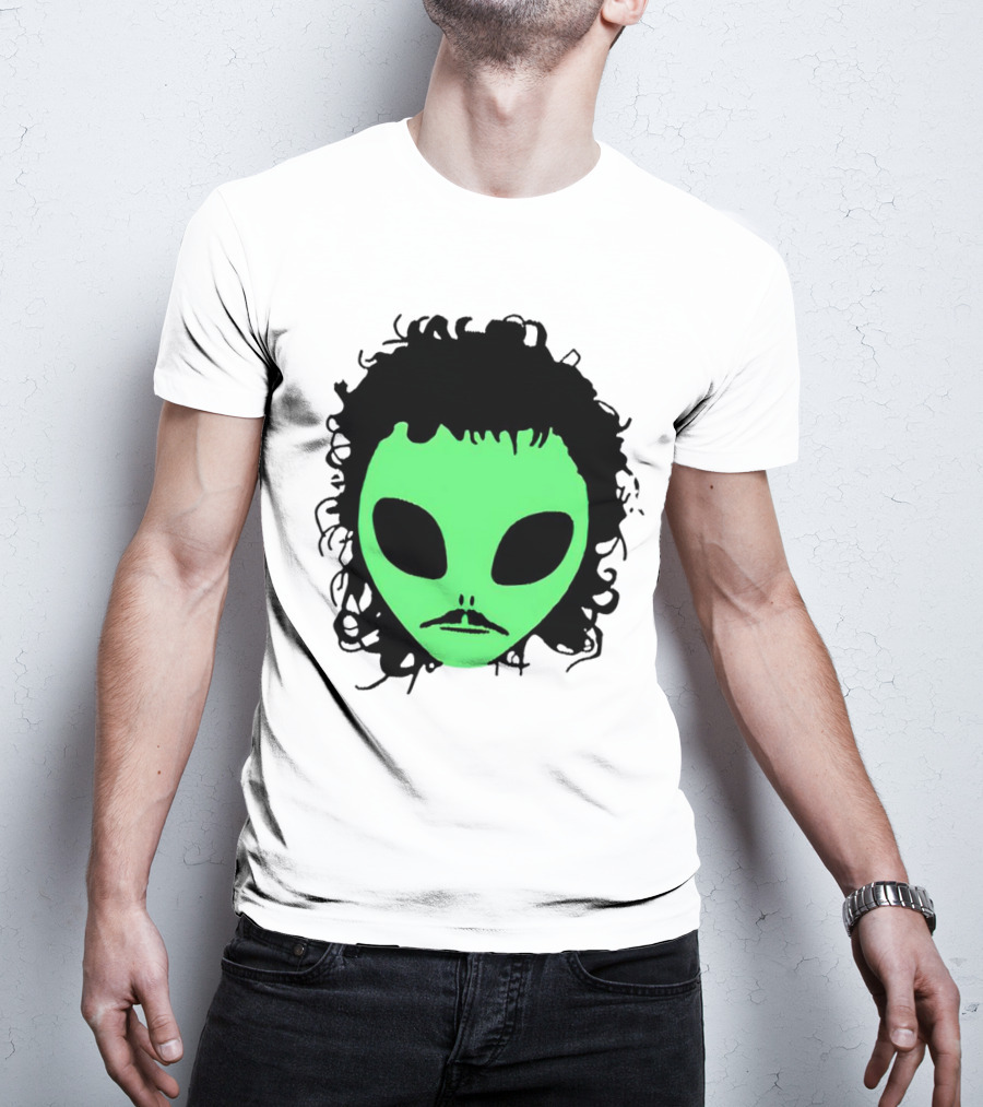 Kurtis Conner Eh Alien Green Face Black Hair T-Shirt