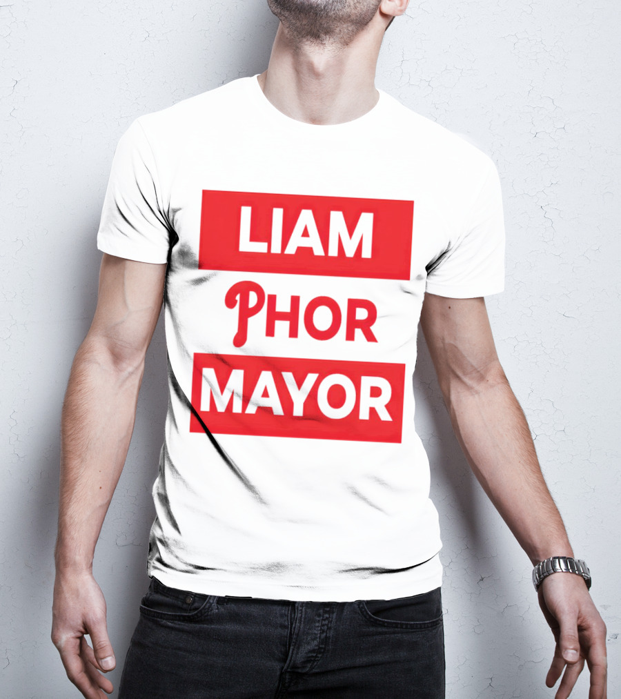LIAM PHOR MAYOR Philadelphia Phillies T-Shirt