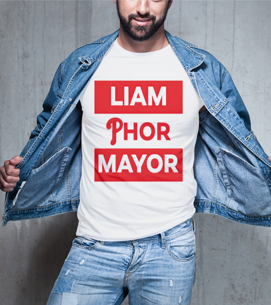 LIAM PHOR MAYOR Philadelphia Phillies T-Shirt