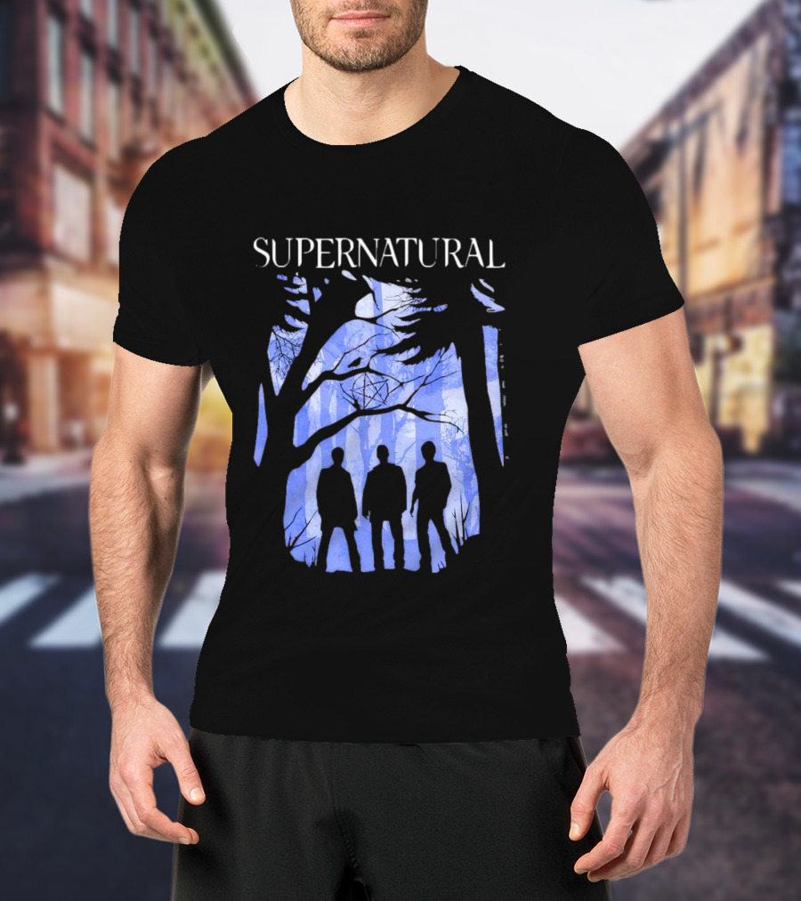 Supernatural Forest Silhouettes Trio T-Shirt