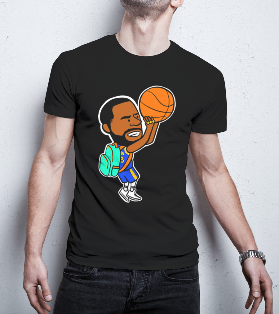 Dray Backpack Basketball Player Cartoon T-Shirt