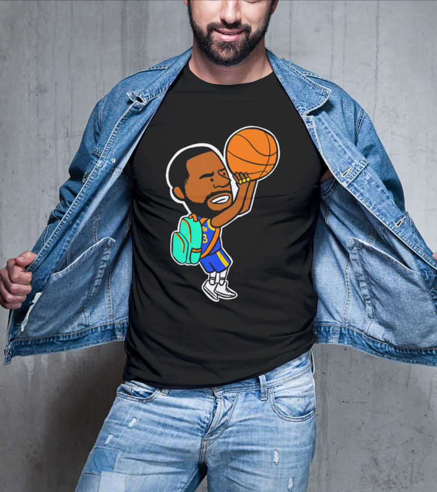 Dray Backpack Basketball Player Cartoon T-Shirt