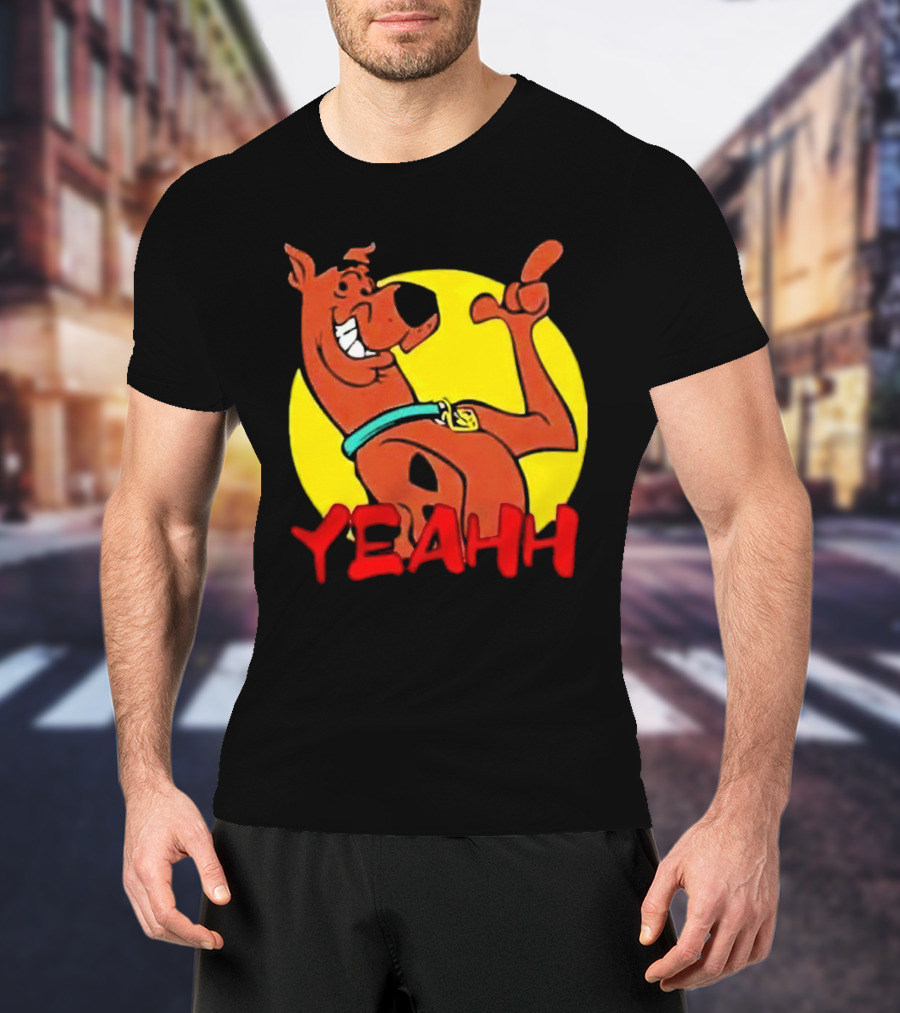 Scooby Cartoon Yeahh Classic Pose T-Shirt