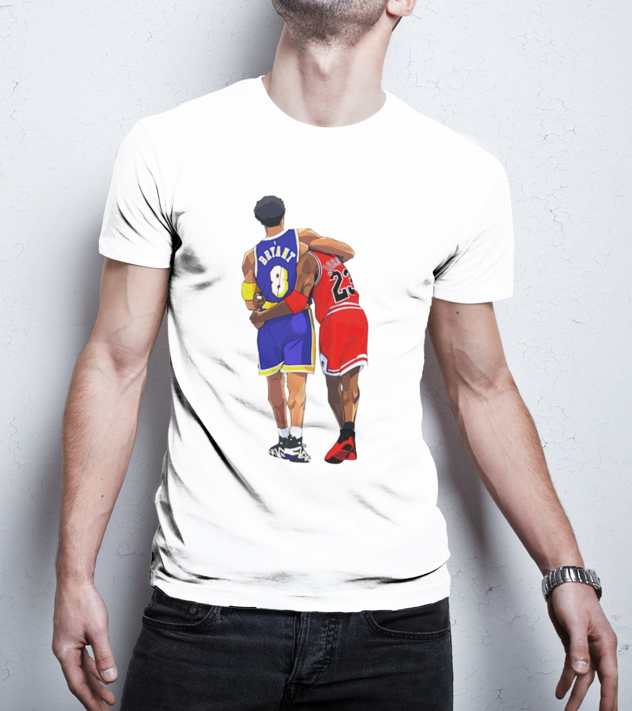 Kobe Bryant Michael Jordan Forever 8 23 Lakers Bulls T-Shirt