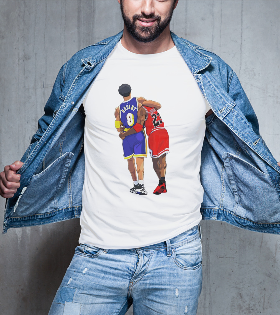 Kobe Bryant Michael Jordan Forever 8 23 Lakers Bulls T-Shirt