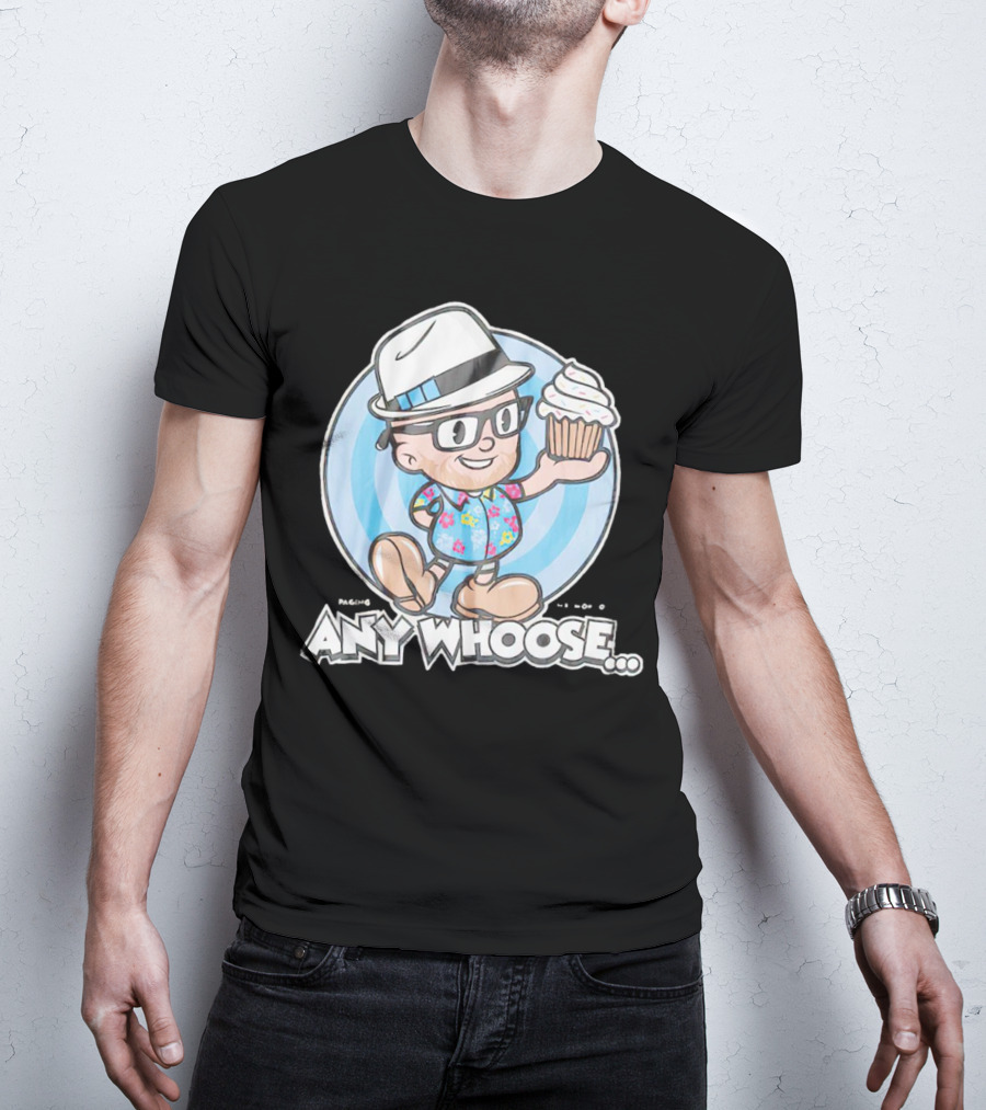 Paging Mr Morrow Any Whoose Cupcake Quirky Cartoon T-Shirt