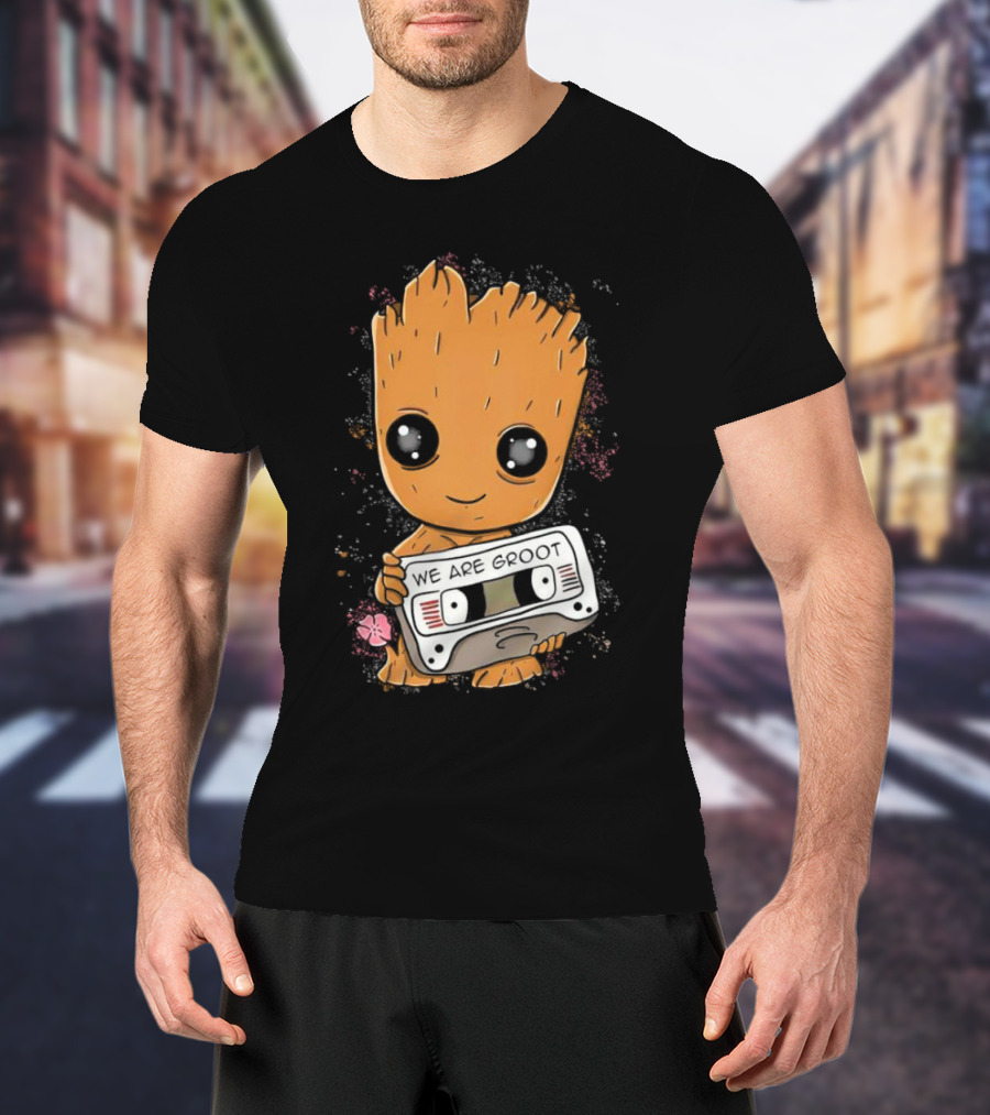 Cute We Are Groot Cassette Adorable T-Shirt