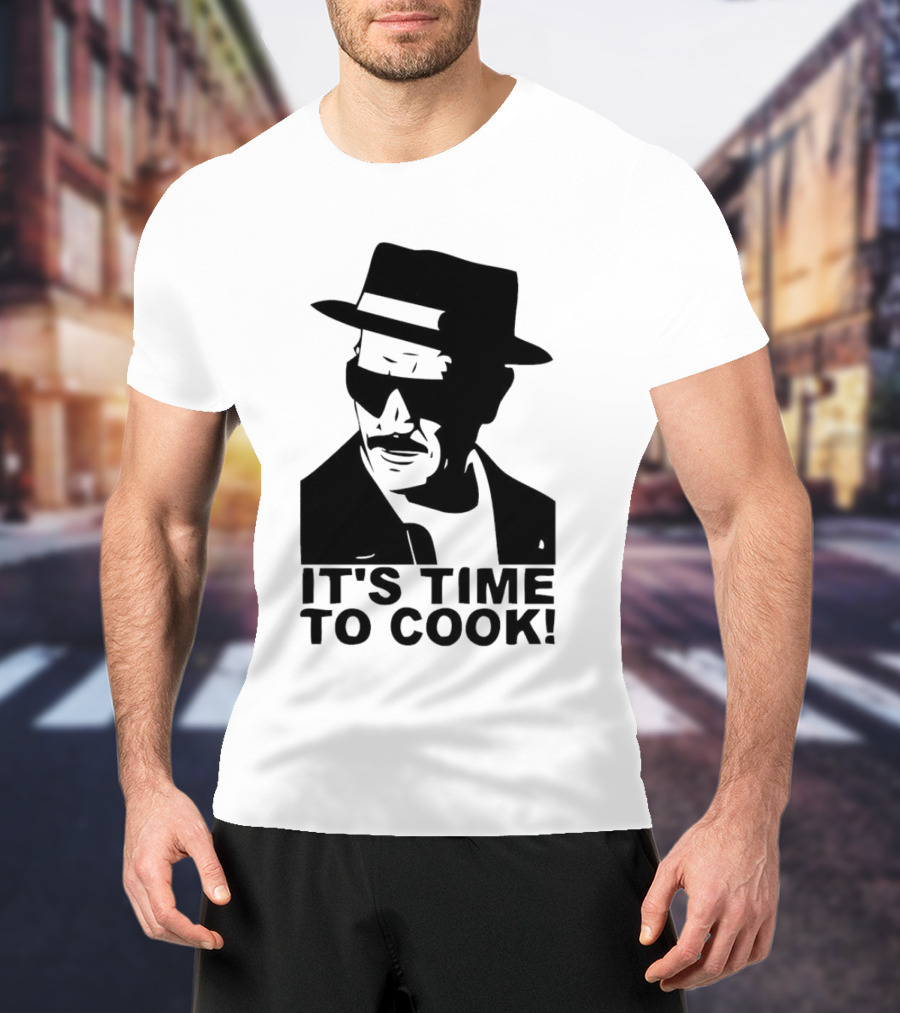 It's Time To Cook Heisenberg Silhouette Breaking Bad T-Shirt