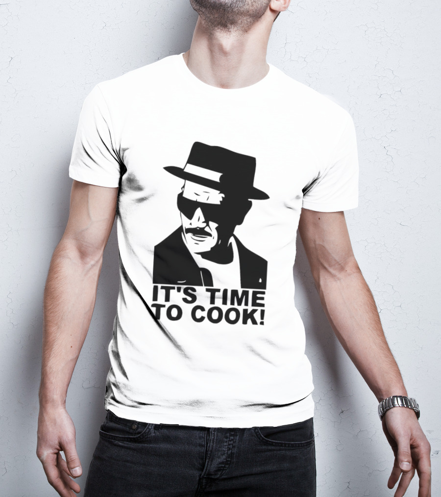 It's Time To Cook Heisenberg Silhouette Breaking Bad T-Shirt
