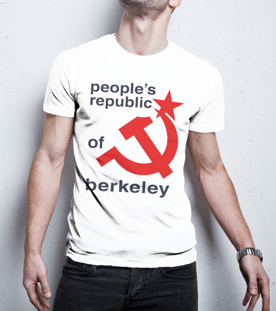 People's Republic Of Berkeley Communist Hammer And Sickle T-Shirt