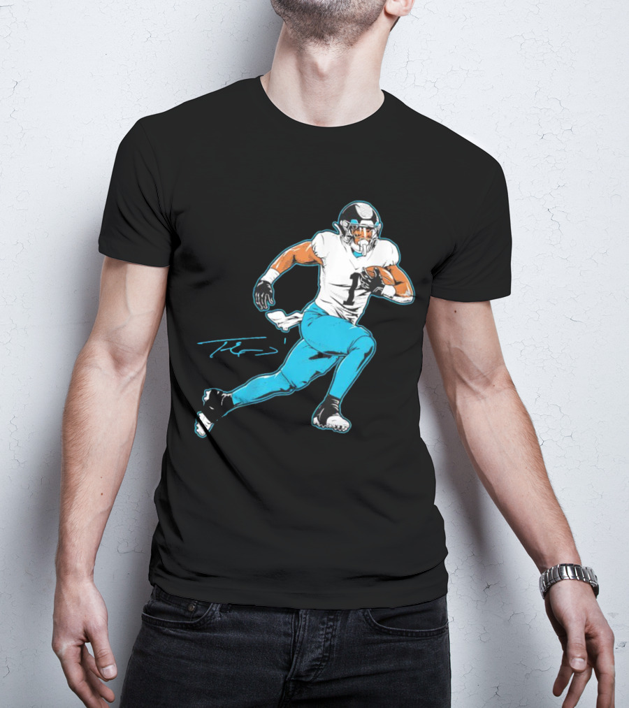Travis Etienne Jacksonville Jaguars Signature Pose T-Shirt