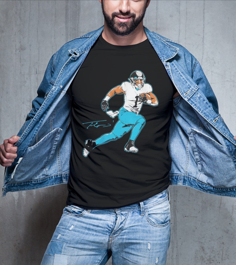 Travis Etienne Jacksonville Jaguars Signature Pose T-Shirt