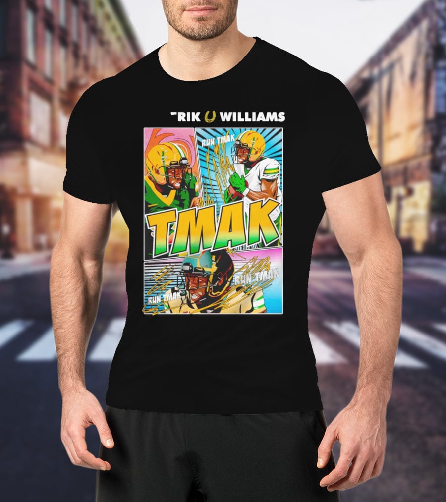 Tamerik Williams TMak Run Tmak North Dakota State Bison Football Comic T-Shirt