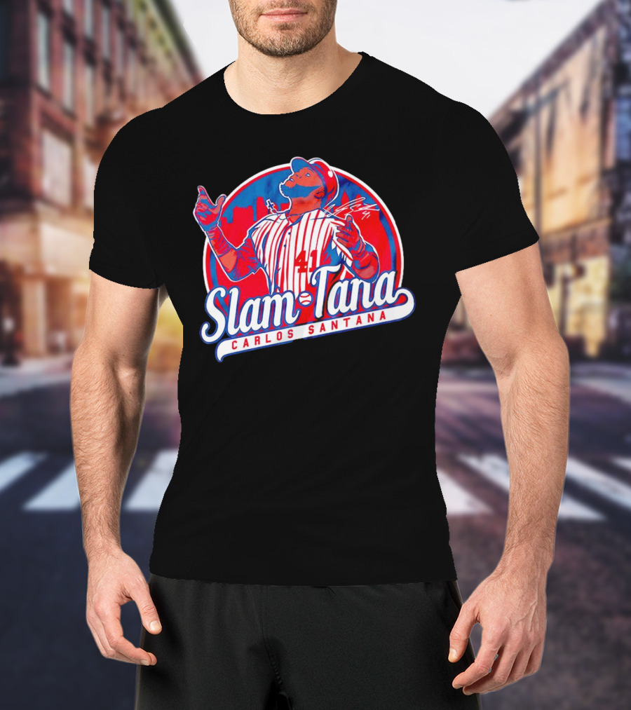 Carlos Santana Slam Tana 41 Retro Vintage T-Shirt