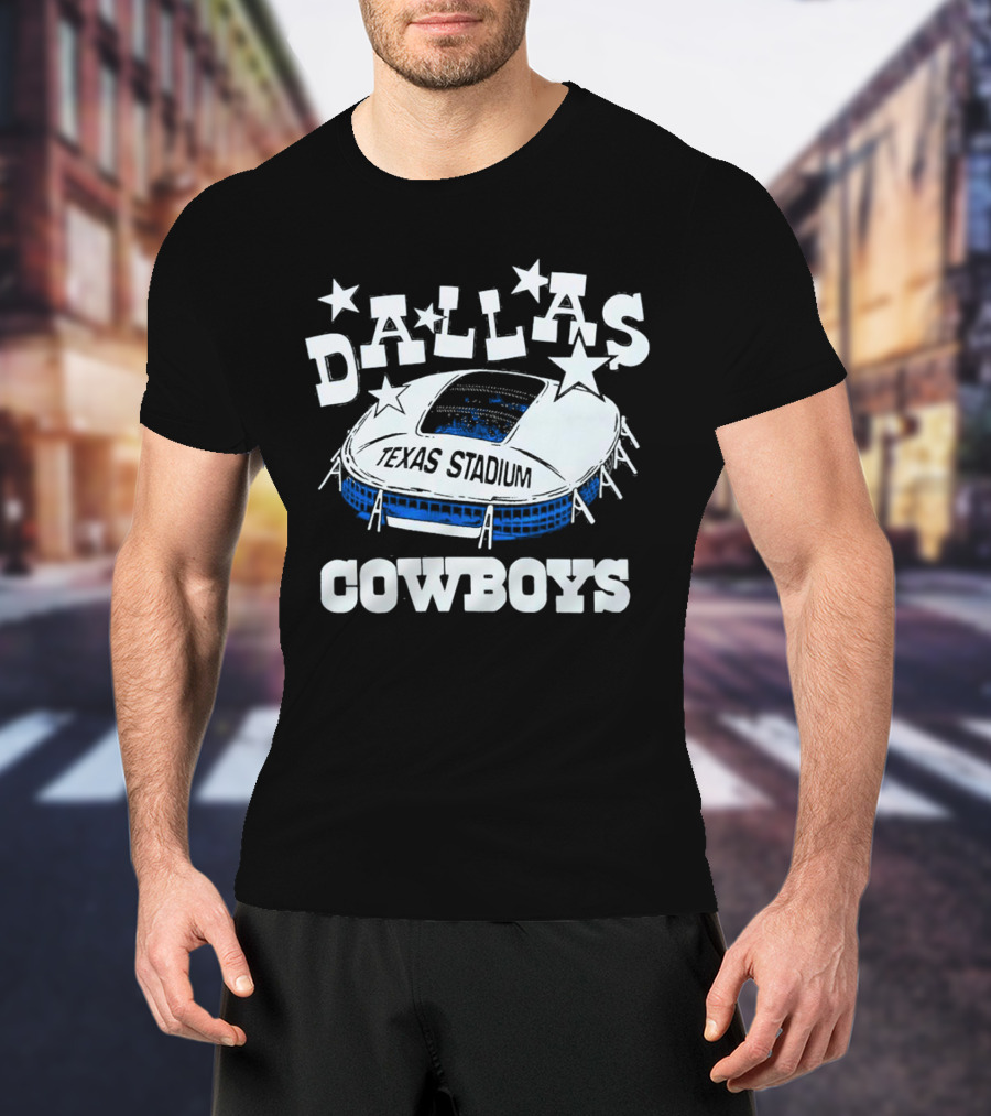 Dallas Cowboys Texas Stadium Vintage Stars Iconic Arena T-Shirt