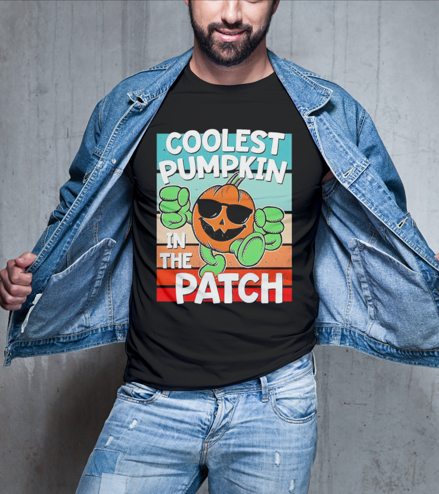 Coolest Pumpkin In The Patch Halloween T-Shirt
