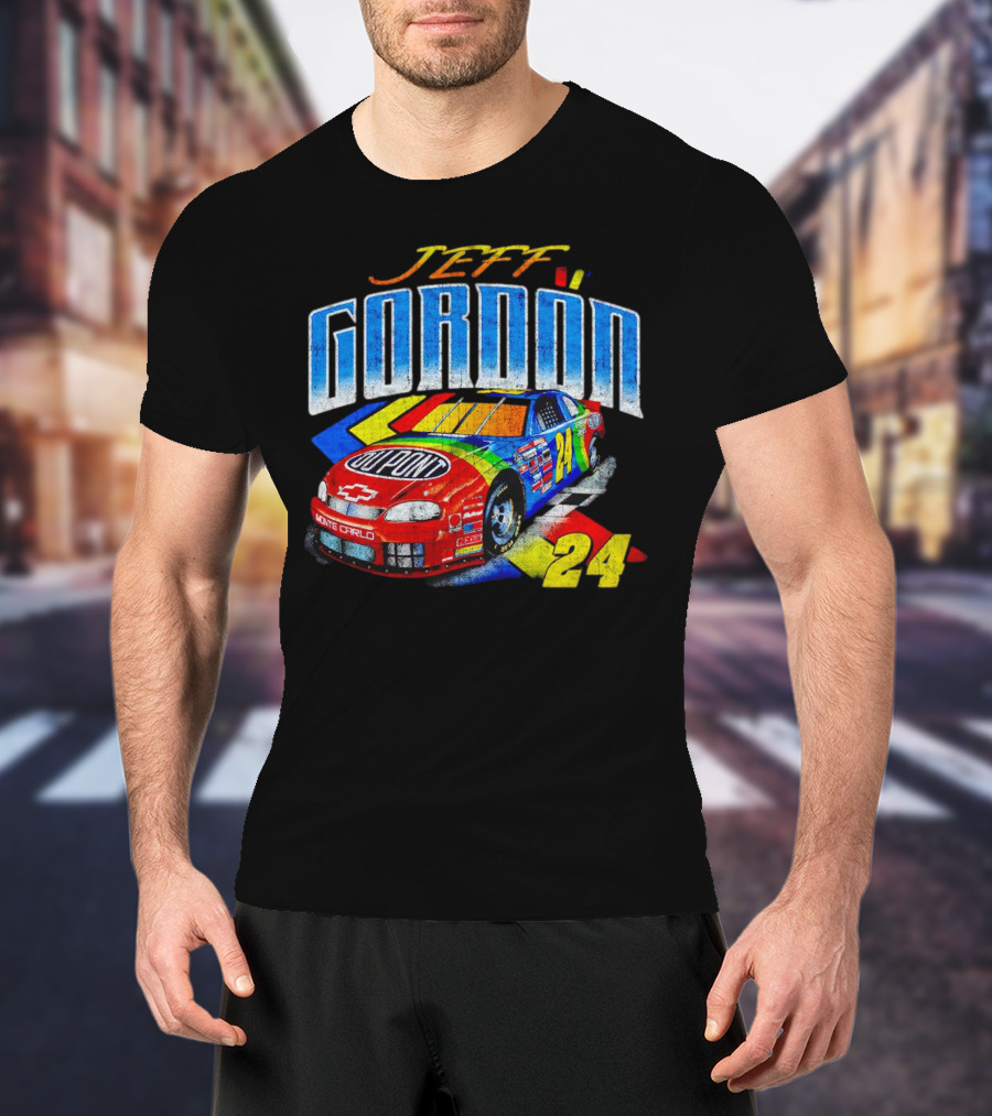 Jeff Gordon Dupont Monte Carlo NASCAR 24 Racing Car T-Shirt