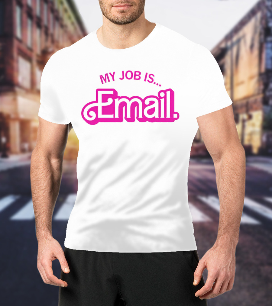 Barbie My Job Is Email Iconic T-Shirt