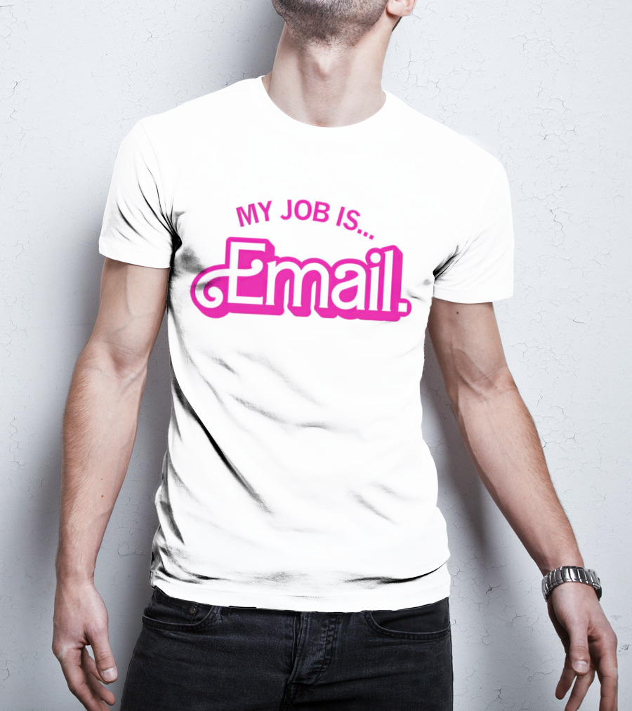 Barbie My Job Is Email Iconic T-Shirt