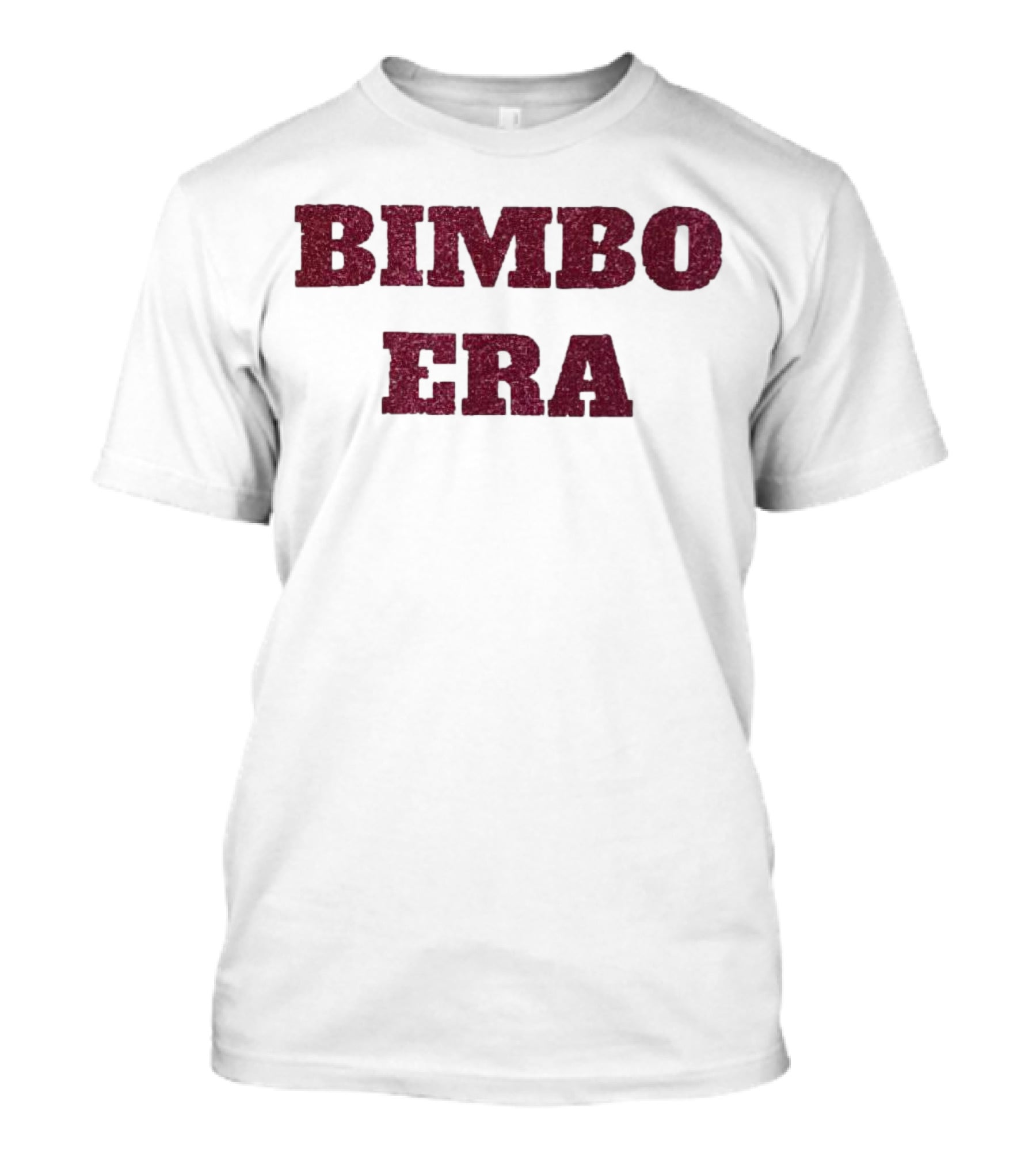 Bimbo Era Sparkle Bold Text Trend T-Shirt