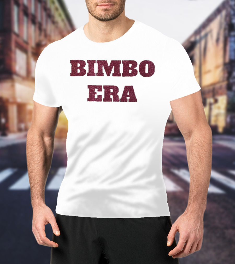 Bimbo Era Sparkle Bold Text Trend T-Shirt