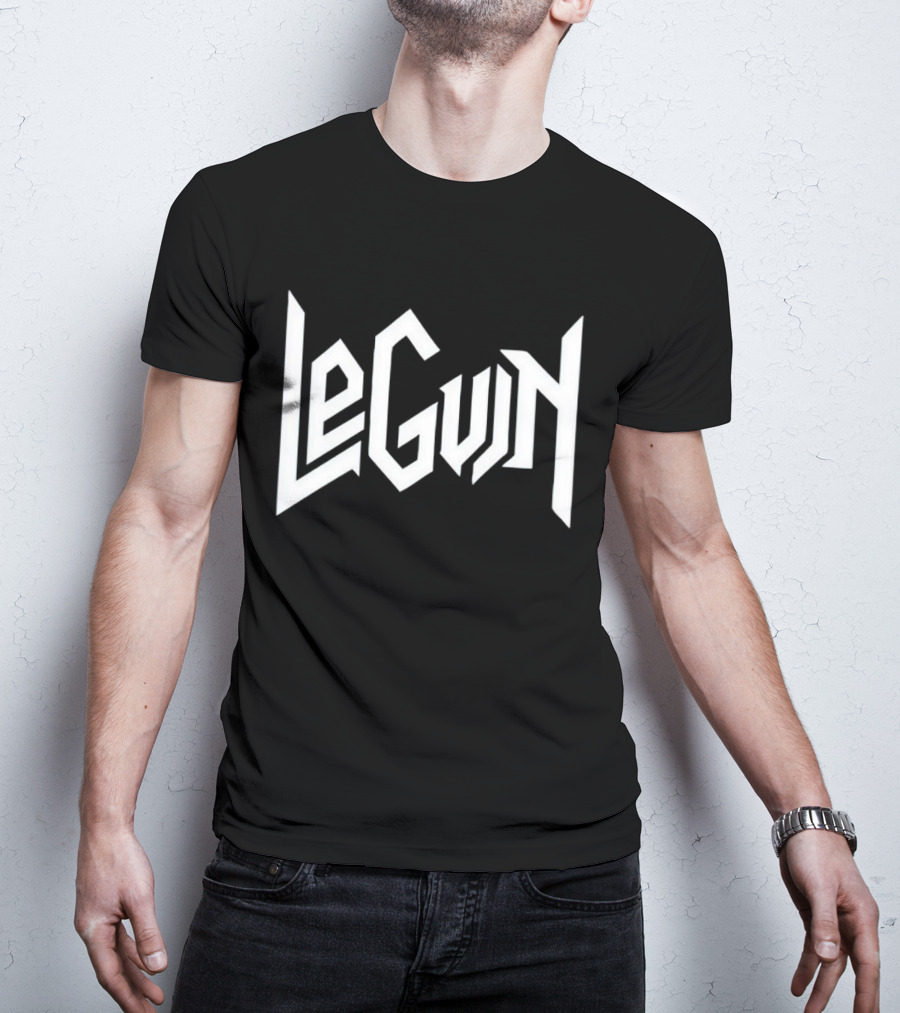 LeGuin Logo On Matt Bell T-Shirt