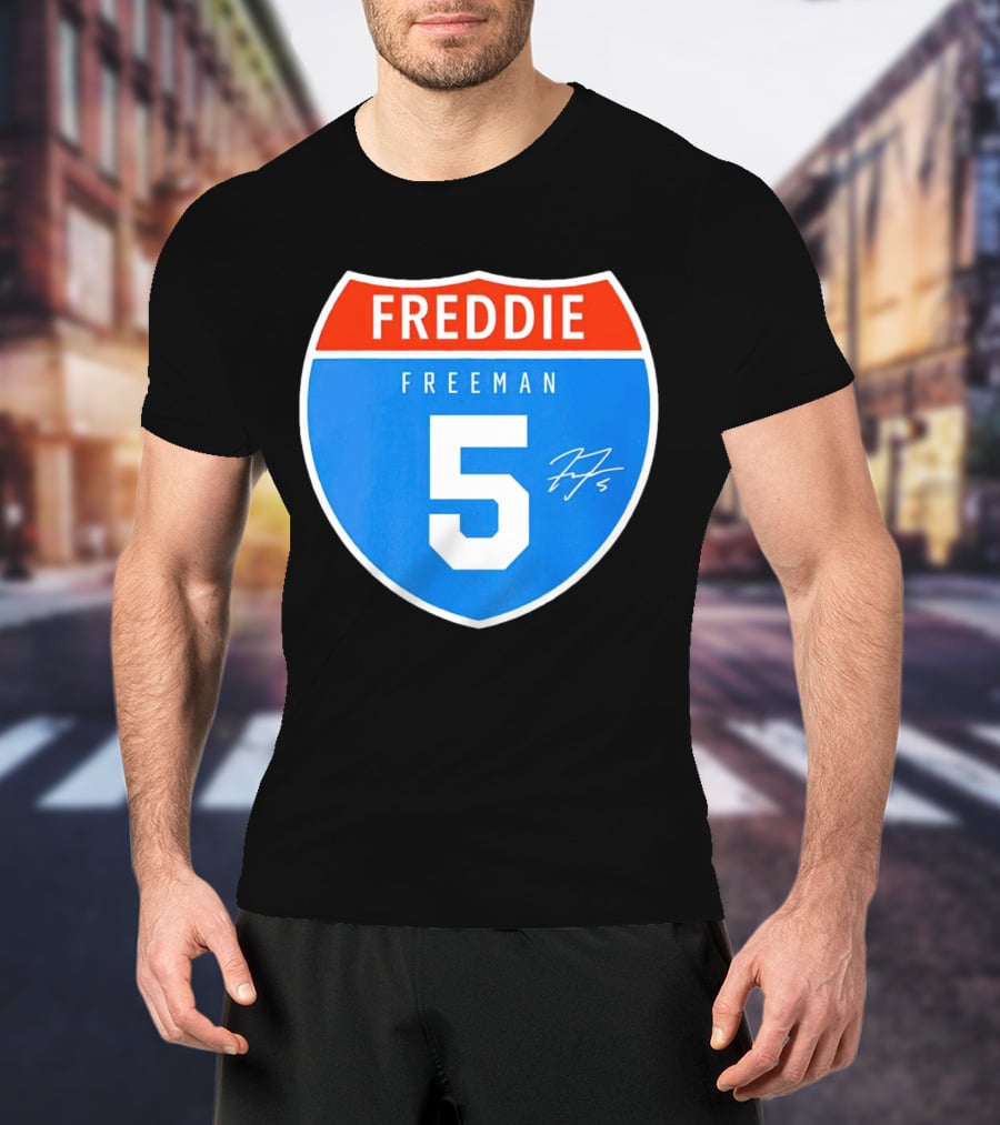 Freddie Freeman Interstate 5 Signature T-Shirt