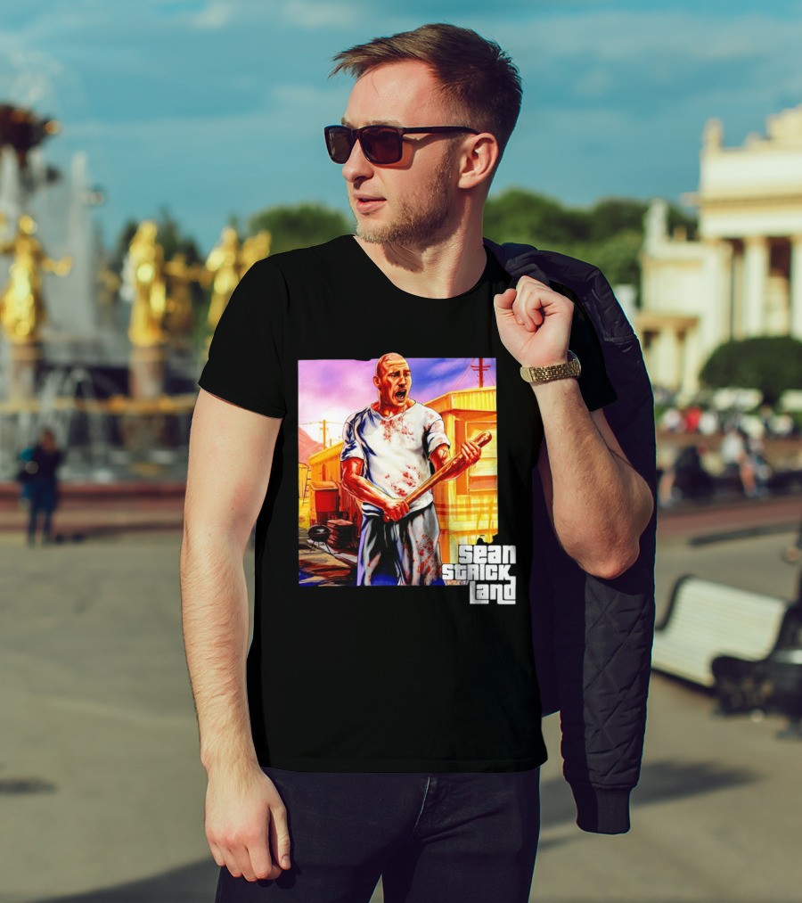 Sean Strickland Full Violence Five Star Bloodied T-Shirt