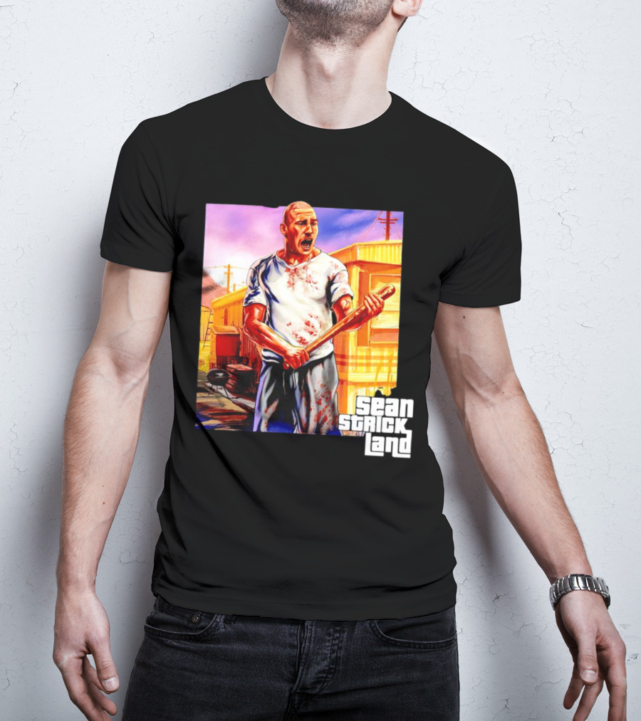 Sean Strickland Full Violence Five Star Bloodied T-Shirt