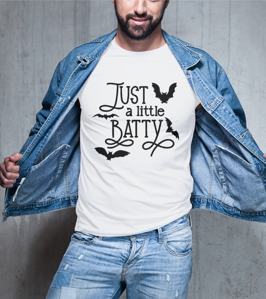 Just A Little Batty With Flying Bats T-Shirt
