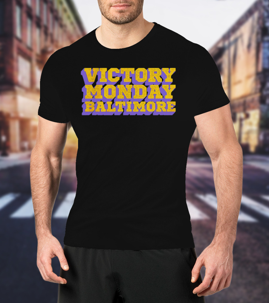 Victory Monday Baltimore Purple T-Shirt