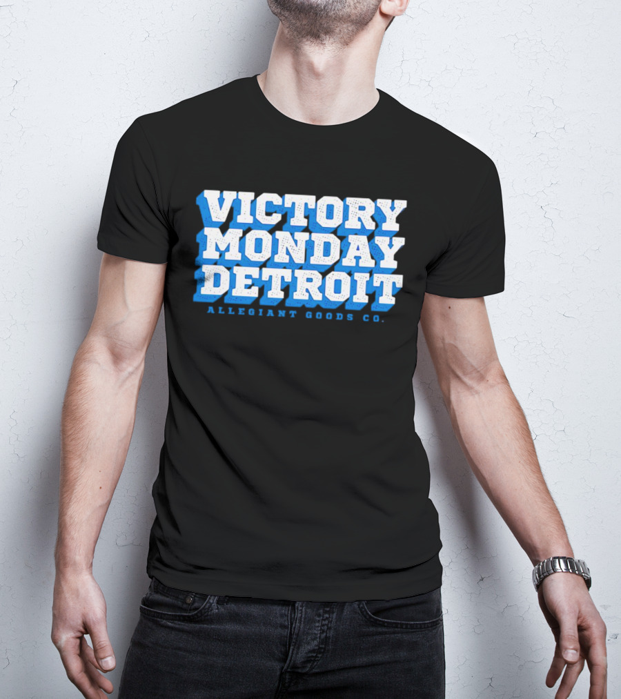 Victory Monday Detroit Allegiant Goods Co T-Shirt