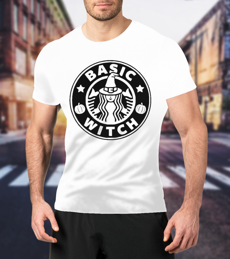 Basic Witch Starbucks Halloween T-Shirt