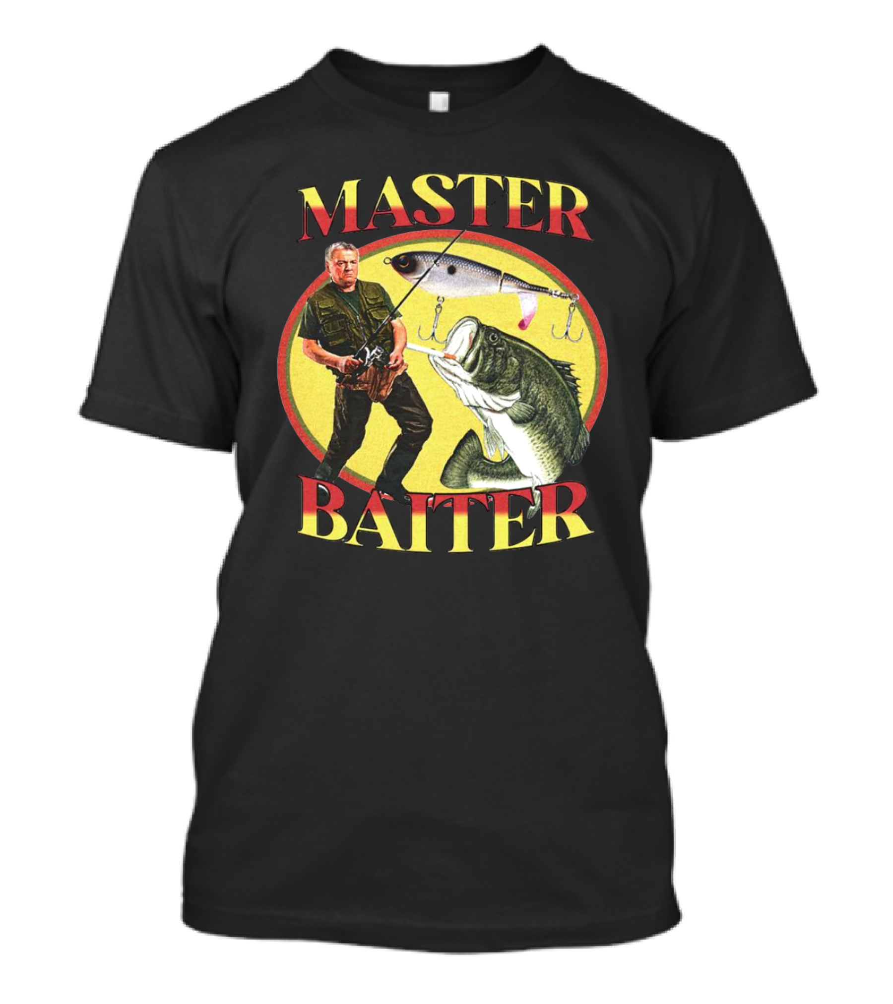 Master Baiter Fishing Humor Big Catch Lure T-Shirt