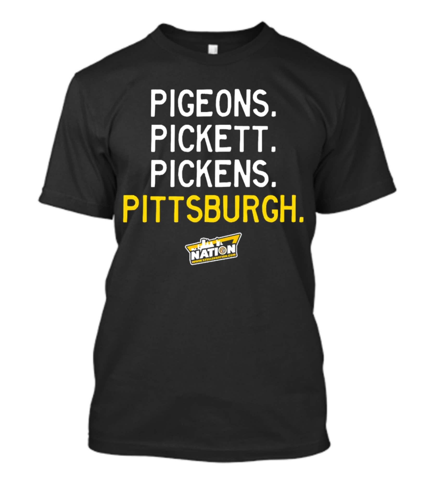 Pigeons Pickett Pickens Pittsburgh Steelers Nation T-Shirt