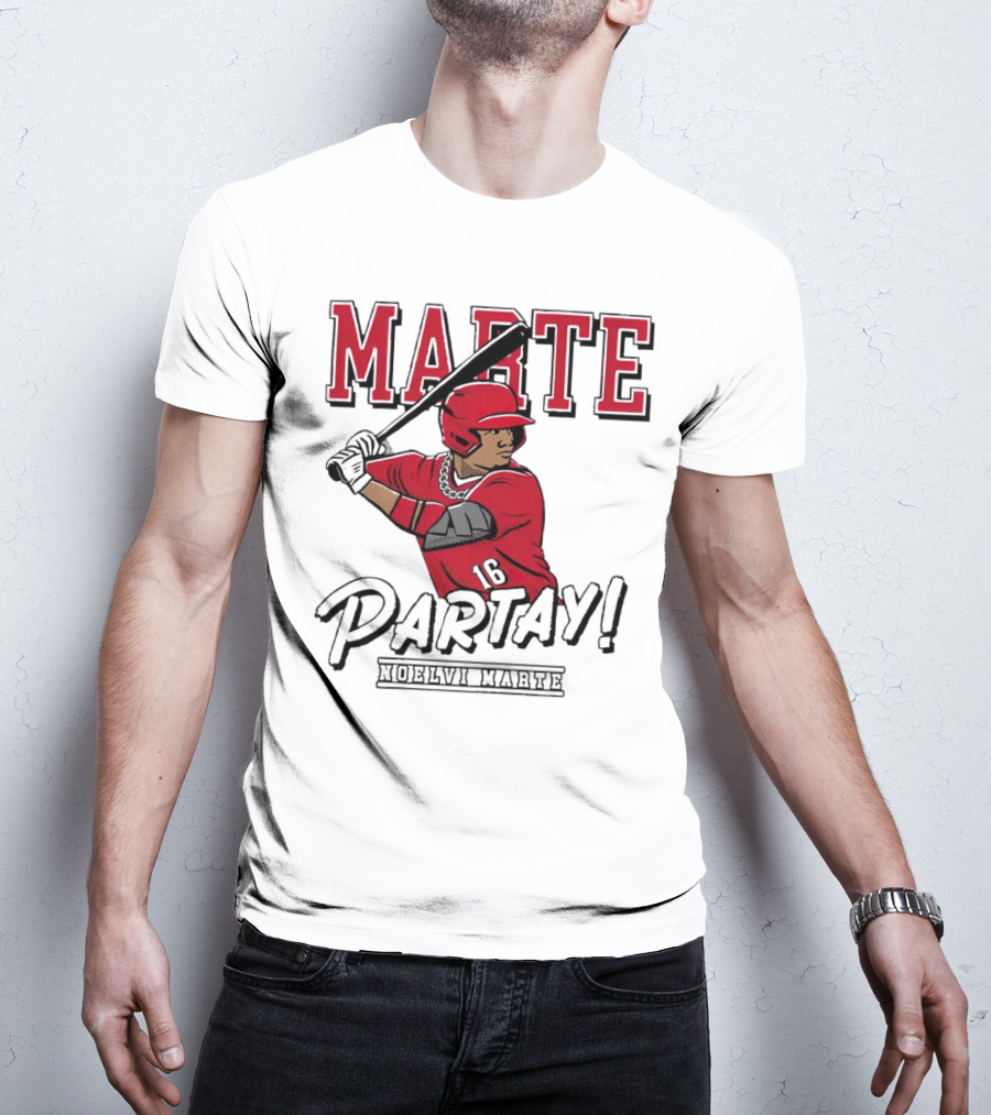 Marte Partay Noelvi Marte Cincinnati Reds Mlbpa T-Shirt