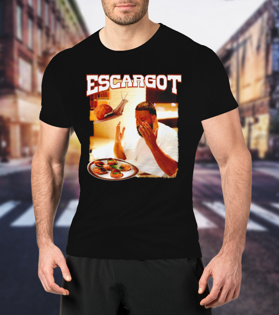 Escargot DJ Khaled With Snail And Gourmet Dish T-Shirt