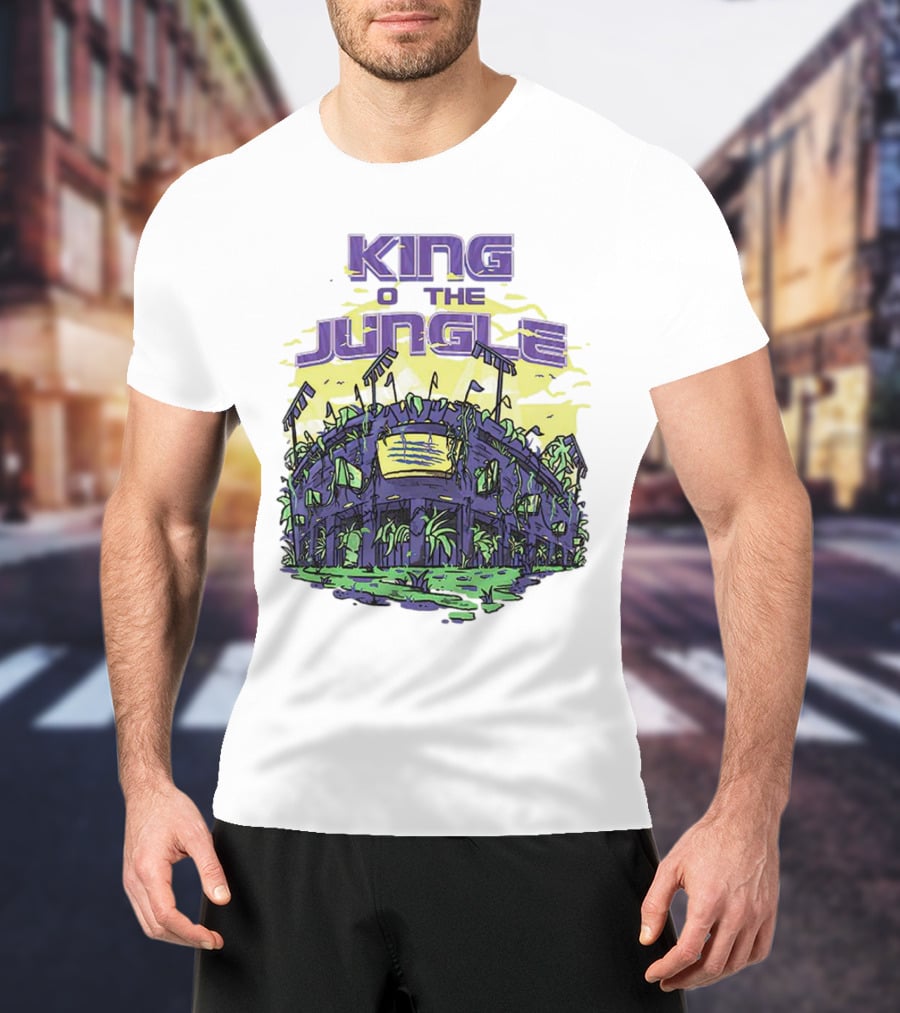 King Of The Jungle LSU Tigers Stadium T-Shirt
