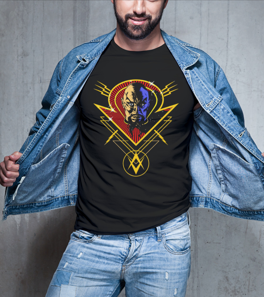 Ming The Merciless Flash Gordon Comics Villain Art Deco T-Shirt