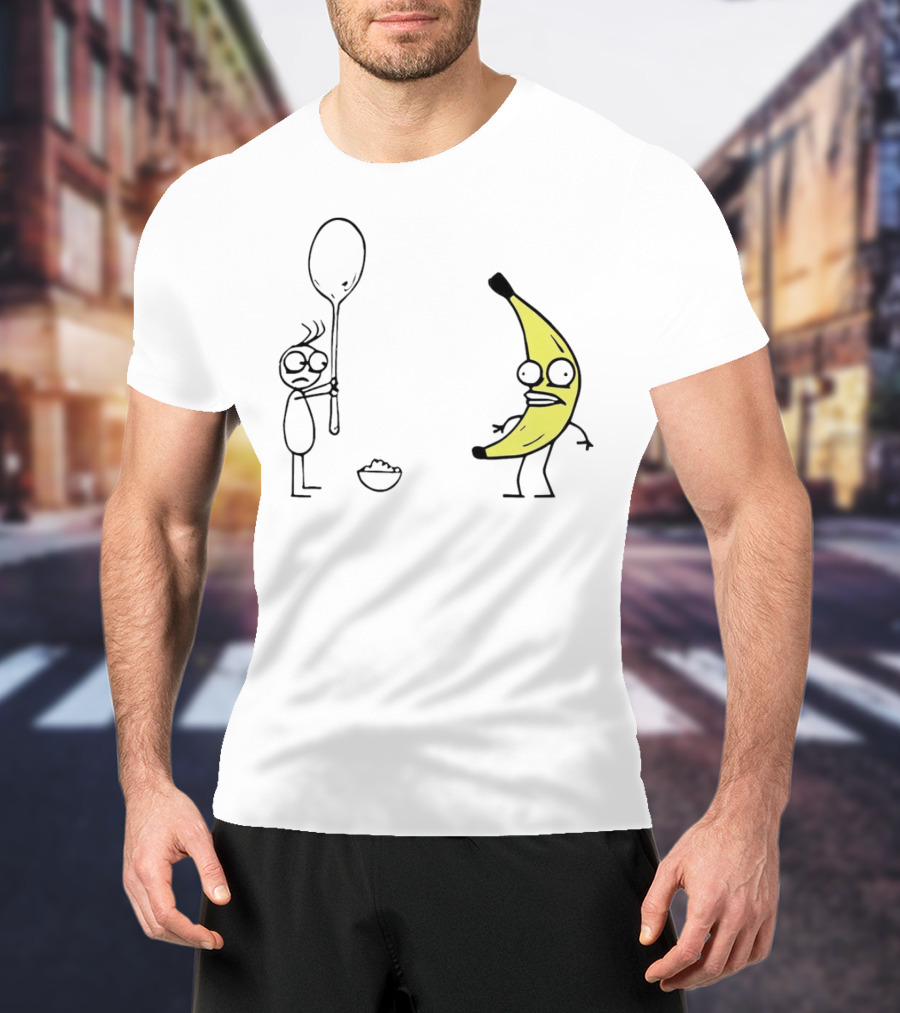 Don Hertzfeldt Rejected Animation Spoon Banana Scene T-Shirt
