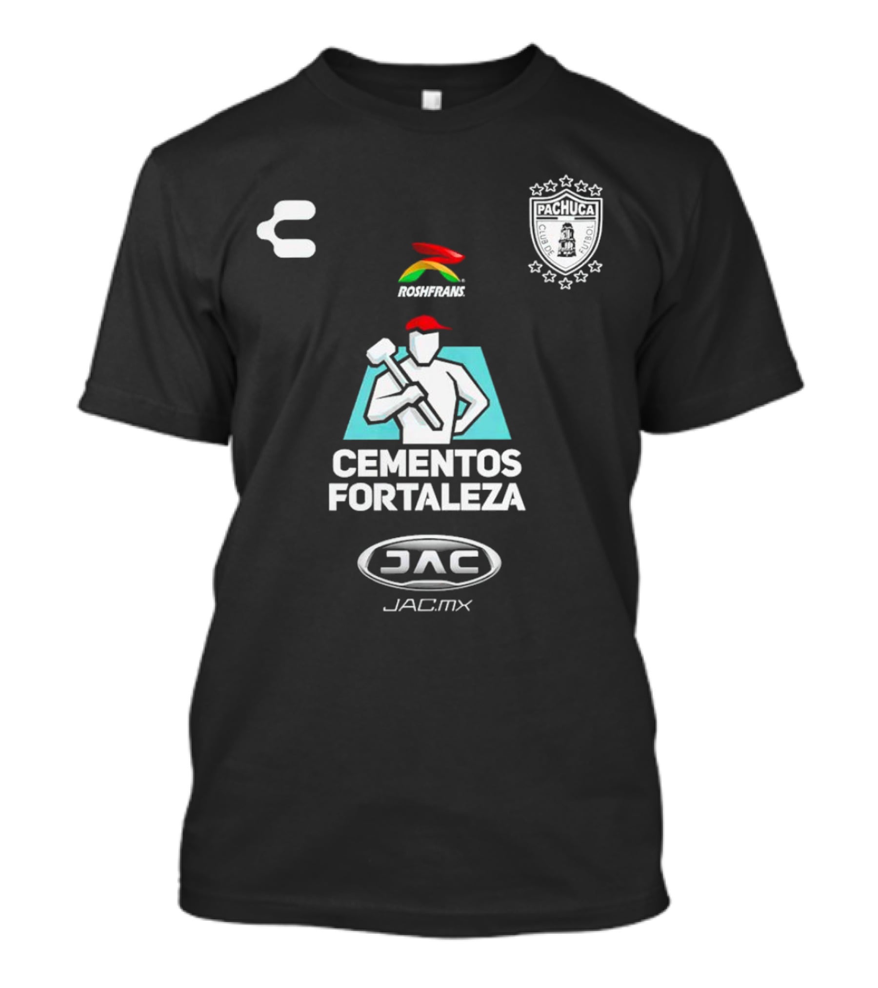 Cementos Fortaleza Roshfrans Pachuca JAC Charly Replica Away T-Shirt