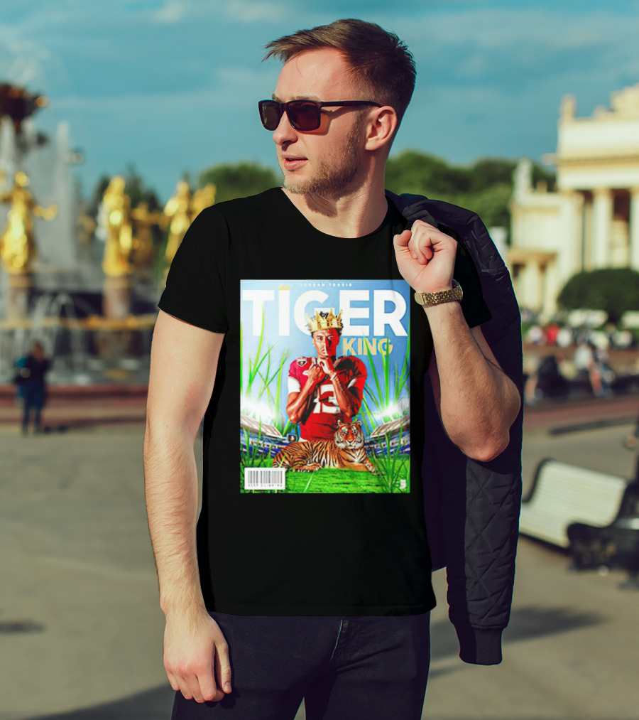Jordan Travis Tiger King Florida State Seminoles Football Magazine Cover T-Shirt