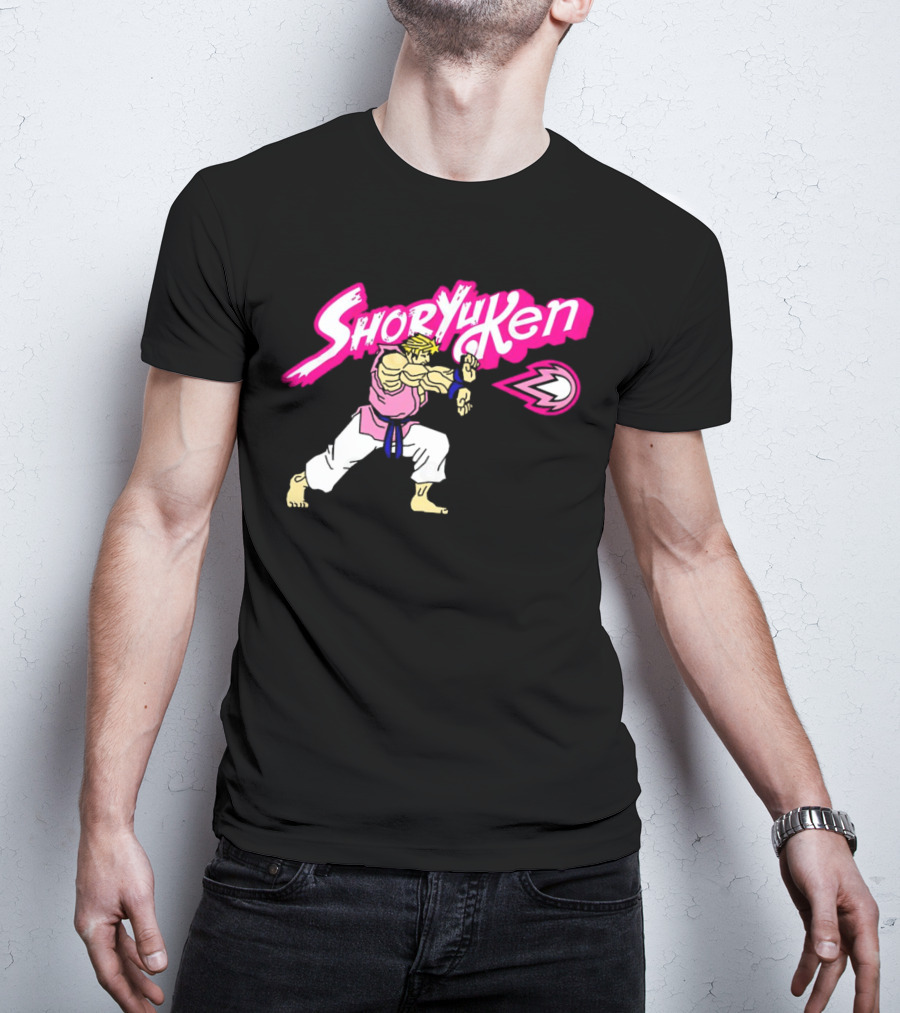 Shoryuken Ken Masters Ken Carson Retro Fighter Action T-Shirt