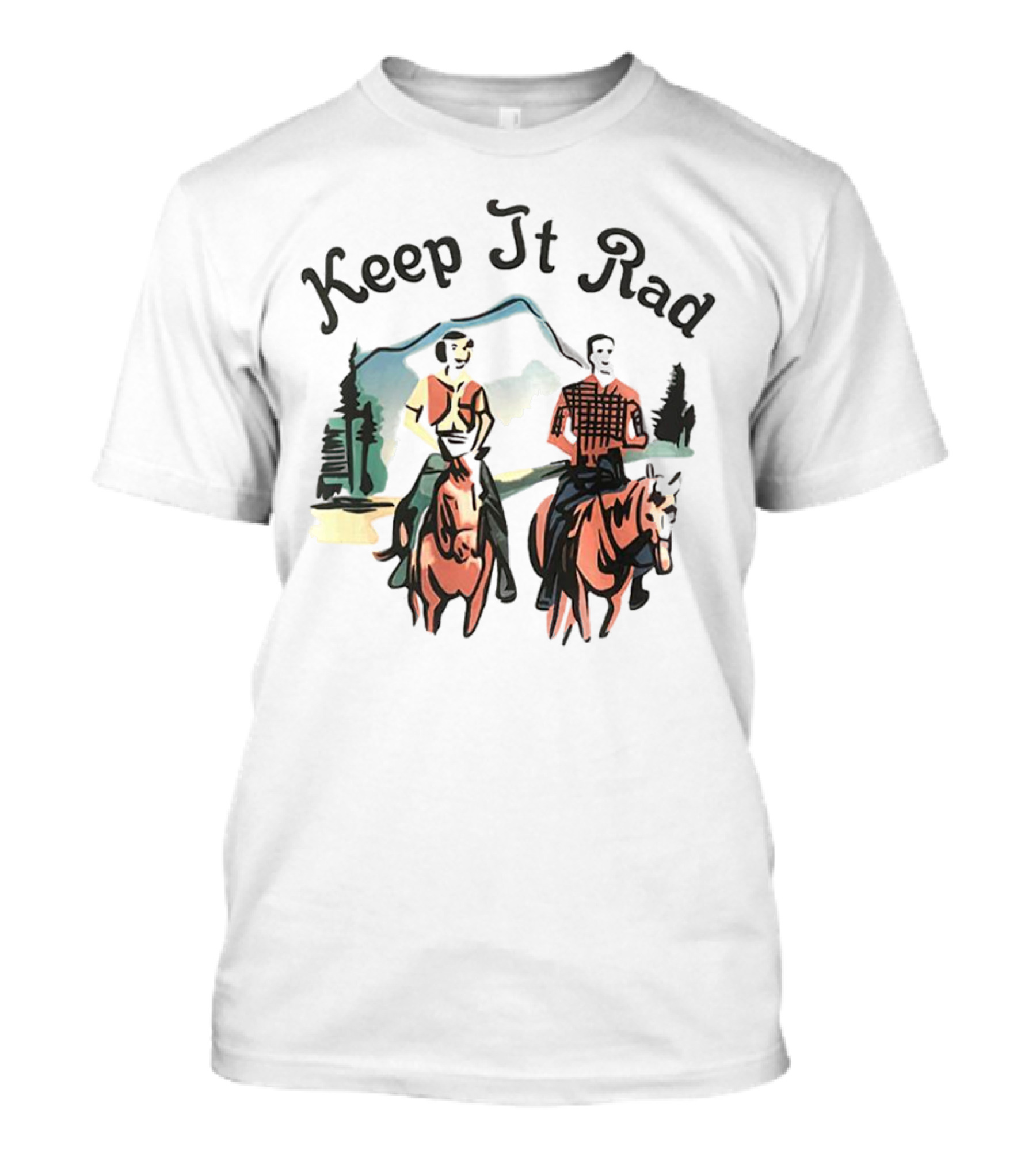 Keep It Rad Cowboy Riders T-Shirt