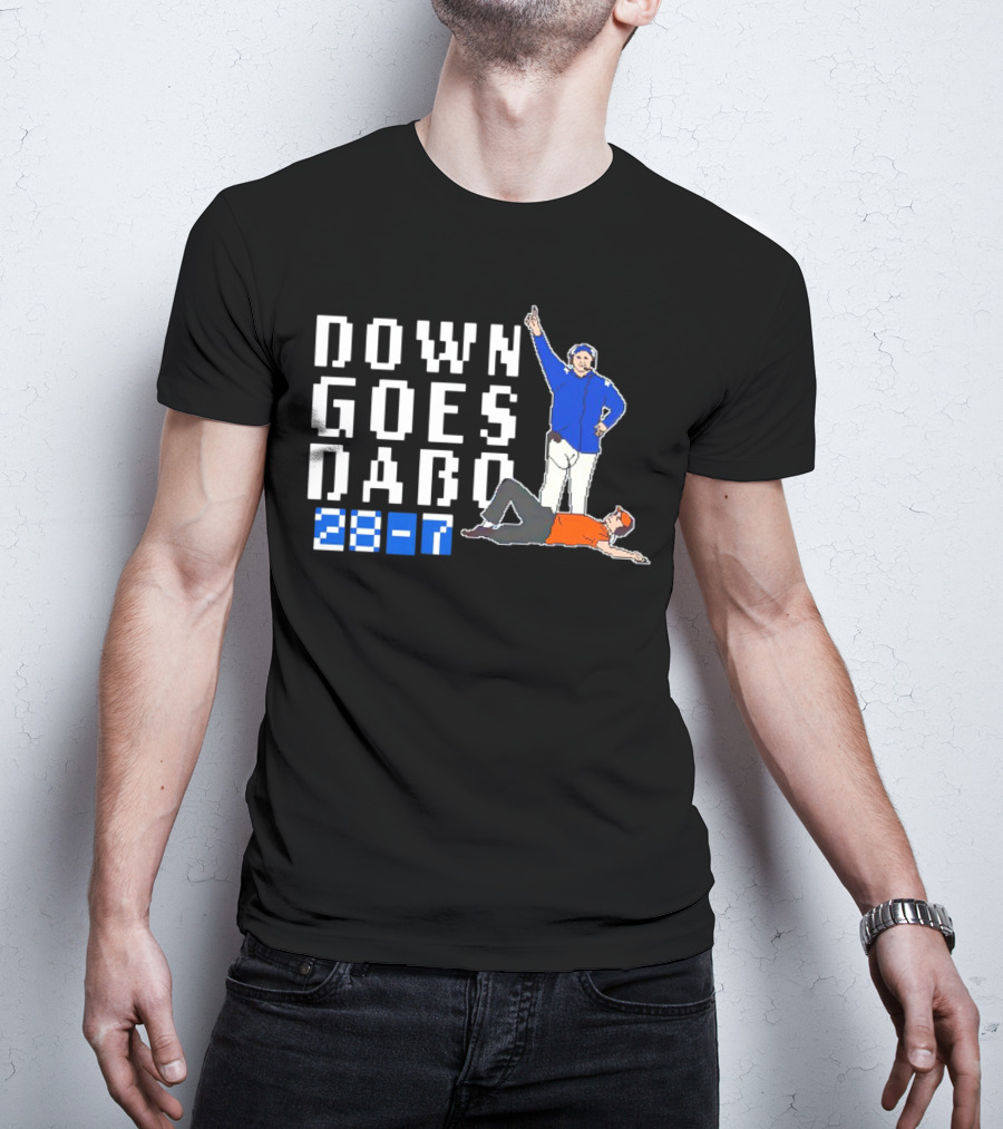 Down Goes Dabo 28-7 Duke Blue Devils Victory T-Shirt