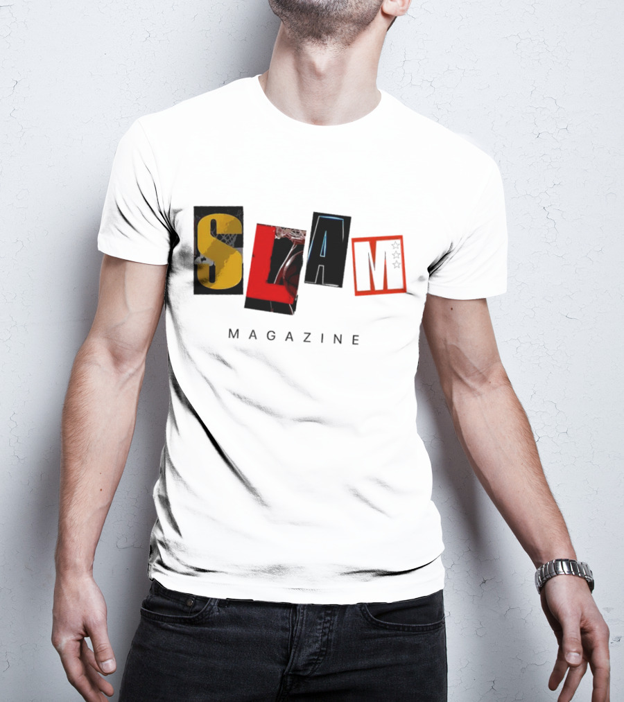 SLAM Mag Cut-Out Basketball Fashion Magazine T-Shirt