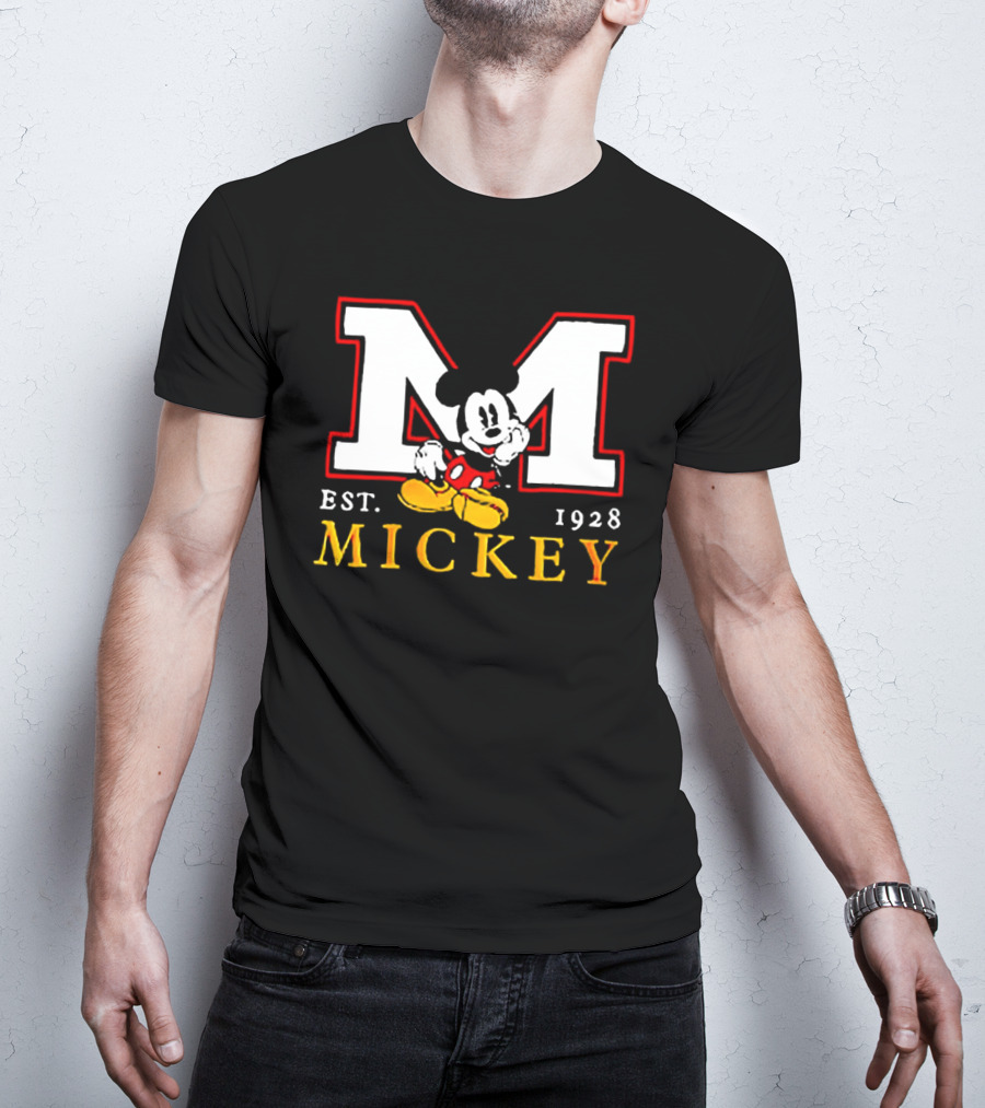 Mickey Mouse Est 1928 M T-Shirt