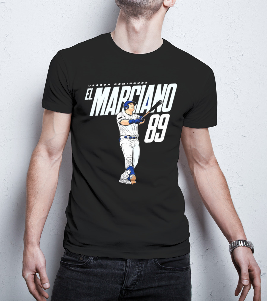 Jasson Domínguez El Marciano 89 New York Yankees Baseball Player T-Shirt