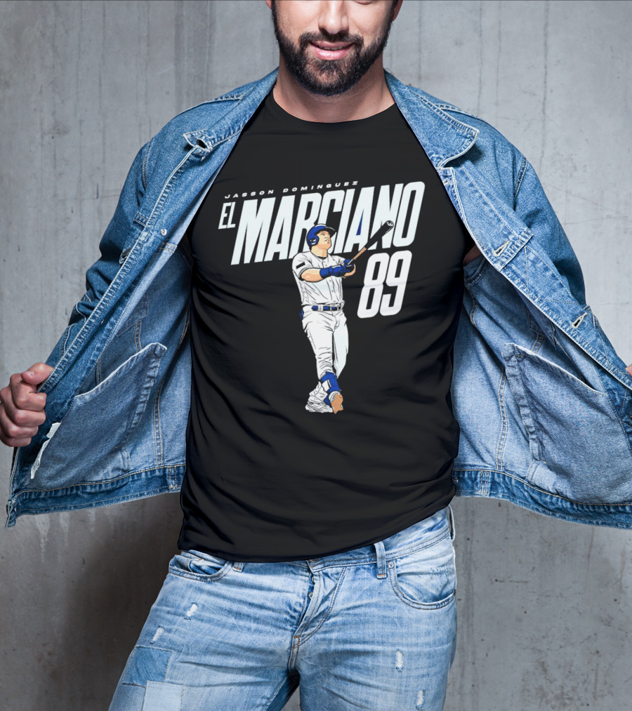Jasson Domínguez El Marciano 89 New York Yankees Baseball Player T-Shirt
