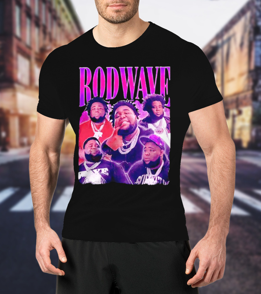 Rod Wave Beautiful Mind Vintage Collage T-Shirt